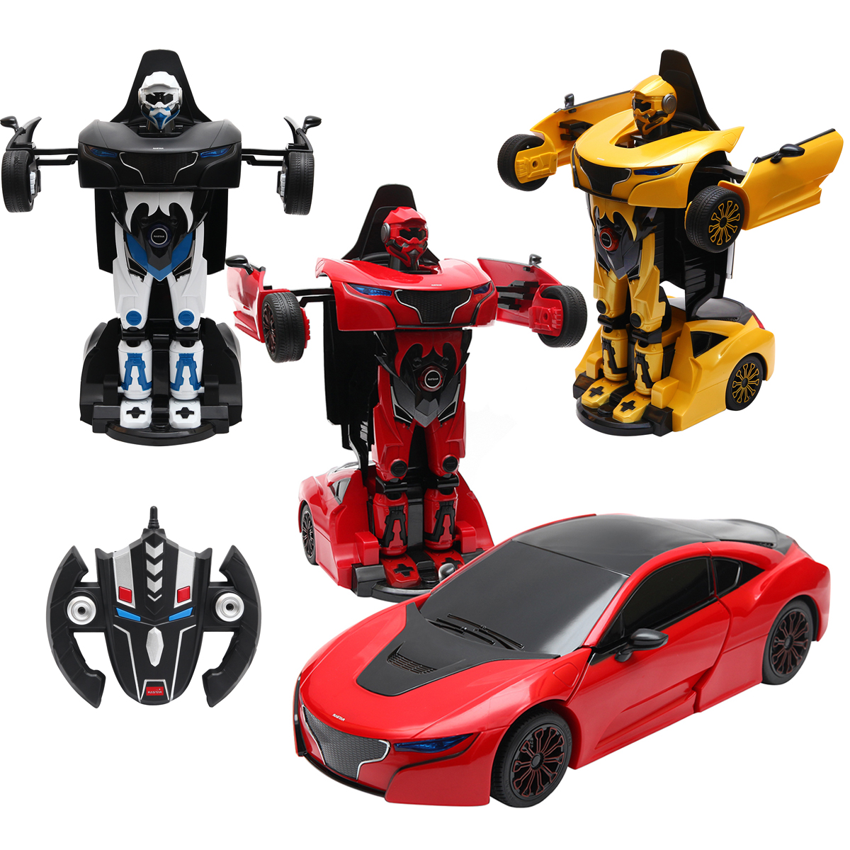 2.4G RC Transformer Robot Auto Afstandsbediening Robot Auto & Robot 1:14