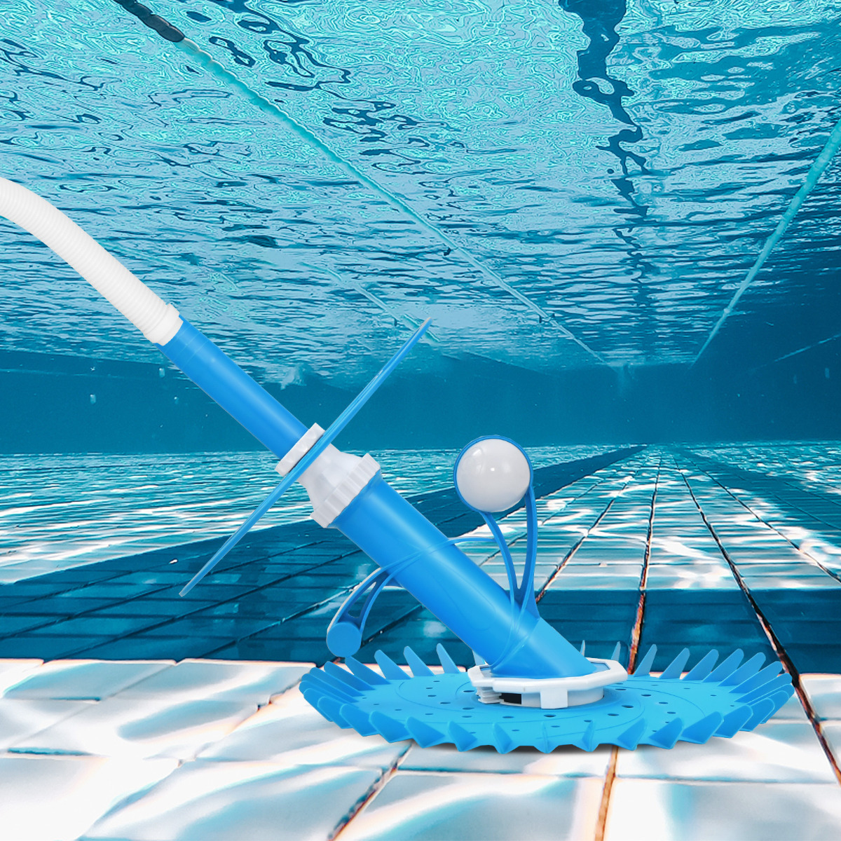 Automatische Zwembadreiniger met 10 Verlengslangen Zwembadzuiger Zelfdragende Zwembaden