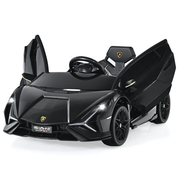 12V kinderauto met afstandsbediening elektrisch voertuig voor kinderen 108 x 64 41 zwart -