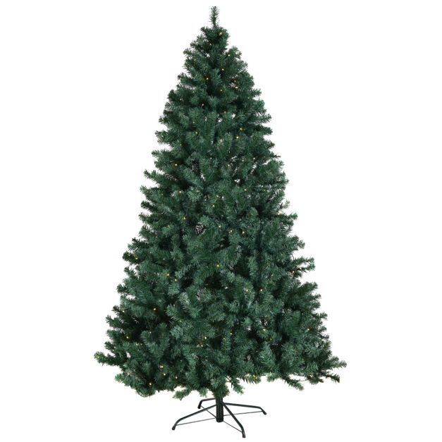 Nu al stap in Integreren kunstkerstboom met 400/430 warm wit LED licht 1346/1438 takuiteinden  kerstboom met metalen standaard kerstboom kunstkerstboom - Costway
