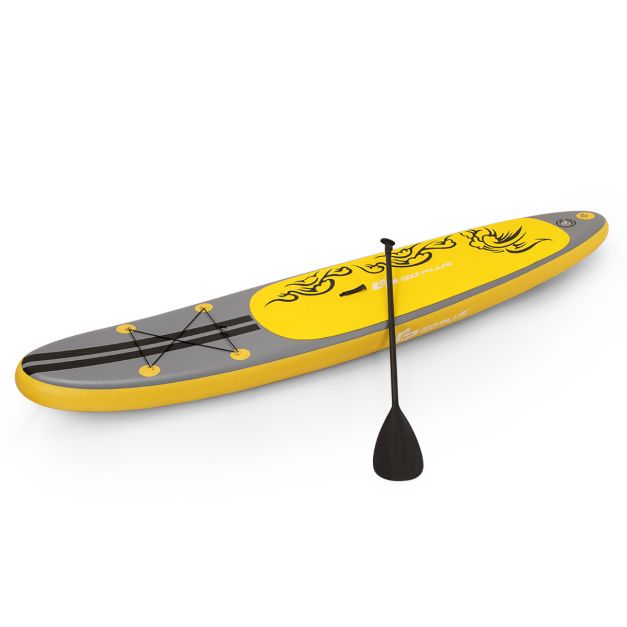 titel enkel en alleen drempel Paddle Board Surfboard Sup Board Paddle Board Stand Up Board Set 335 x 75 x  15 cm Geel - Costway