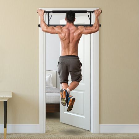 optrekstang deurstang fitness hometrainer optrekstang zwart 100,5 x 26,5 x 35cm
