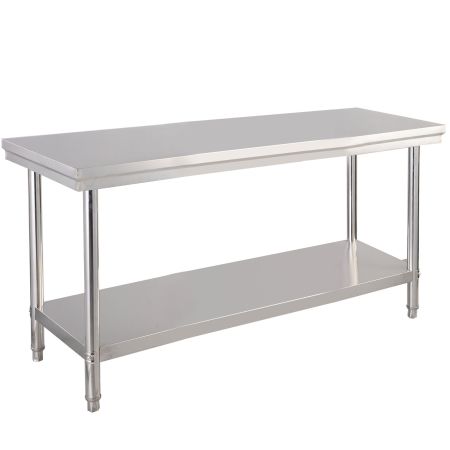 RVS keukentafel werktafel gastro tafel RVS tafel 122x61x90cm