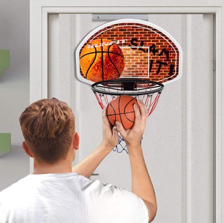 Mini Basketball Hoop Backboard Indoor en Outdoor Wandmontage Geschikt voor volwassenen en kinderen 73 x 49 cm