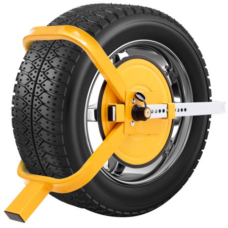 bandstaal voor zware auto's anti-diefstal wielklem voor 13-15 inch band diameter parkeerauto vrachtwagen RV aanhangwagen