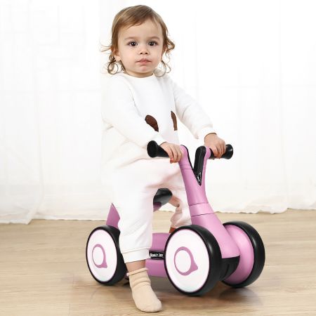 loopfiets loopfiets kinderloopfiets leerfiets voor kinderen leerfiets zonder pedaal voor kinderen 59x29x40cm roze