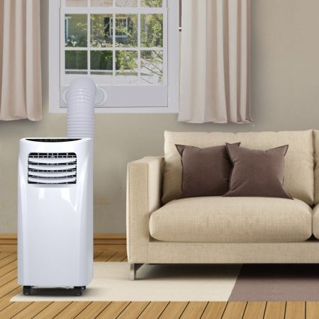  7000 BTU draagbare airconditioner met afstandsbediening 32 x 36 x 62,5 cm Wit
