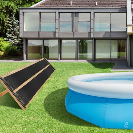 Zonnepaneel Zwembadverwarming 500 x 75 cm Zonne-Verwarming van UV-bestendige Kunststof voor zwembaden tot 21.5L
