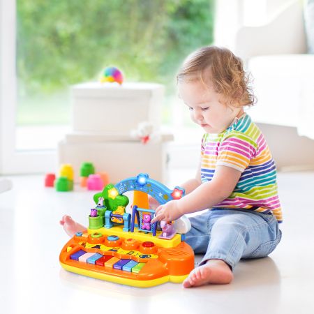 babyspeelgoed piano baby muzikaal speelgoed pianotoetsenbord met ingebouwde muziekmodi