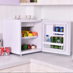 COSTWAY 48L Mini koelkast met vriesvak 7 instelbare temperaturen omkeerbare deur uitneembare planken 49cm hoogte