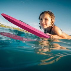 Bodyboard Lichtgewicht Drijvend Bord met EPS-kern en XPE-gezicht voor Strand voor Kinderen en Volwassenen 94 cm / 106 cm Roze