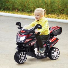 Kindermotor 6 V Elektrische Motorfiets op Accu 82 x 36 x 52,5 cm Zwart