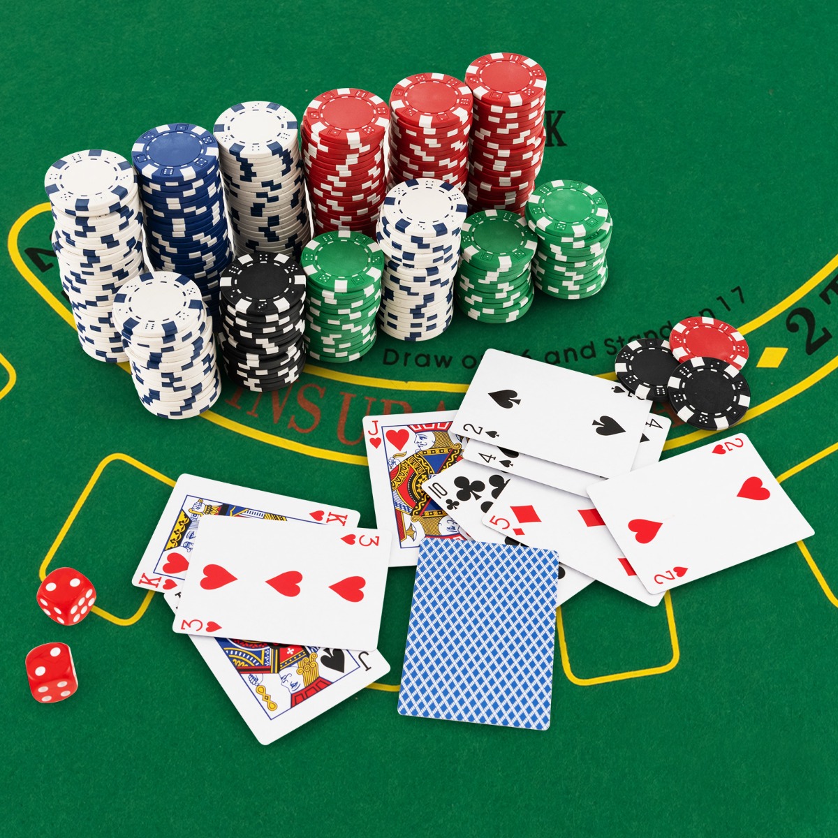 Pokerset met 500 Laserchips | Pokerkoffer Aluminium | Pokerchips | Poker Complete Set | Pokerkoffer 