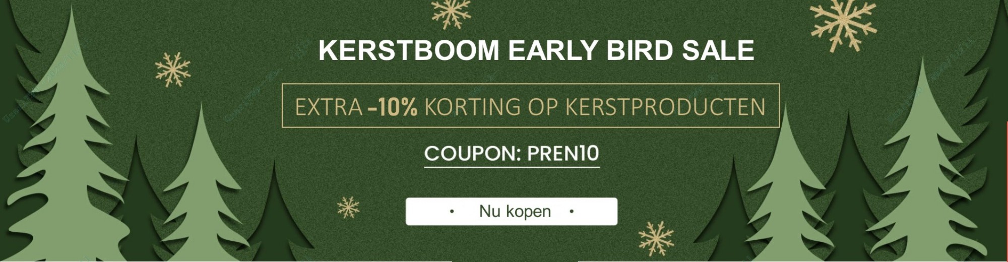 2022 Kerstboom Early Bird Sale